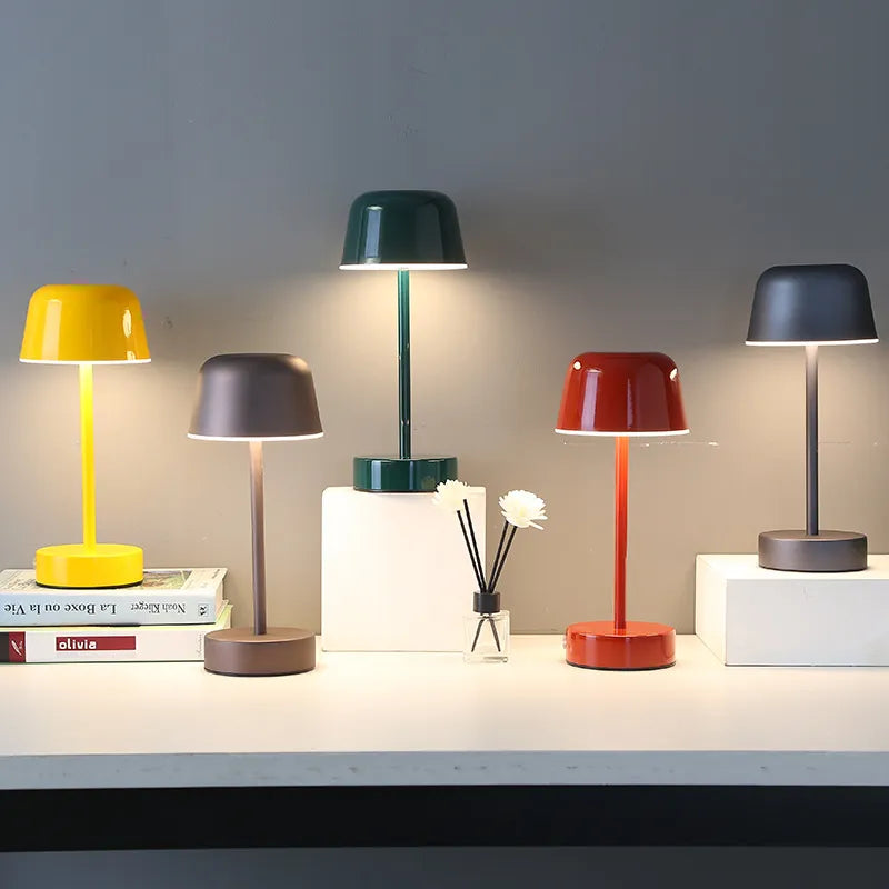 JESPER | Moderne Tafellamp - Scandinavisch Design - Draadloos & Dimbaar