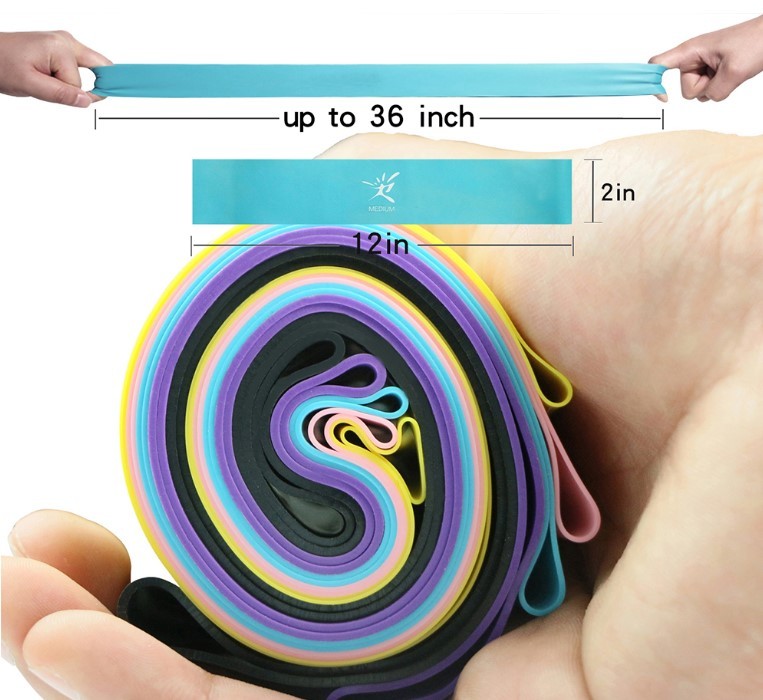 FitBands - Weerstandsbanden Set – Elastische Fitnessbanden voor Krachttraining en Yoga