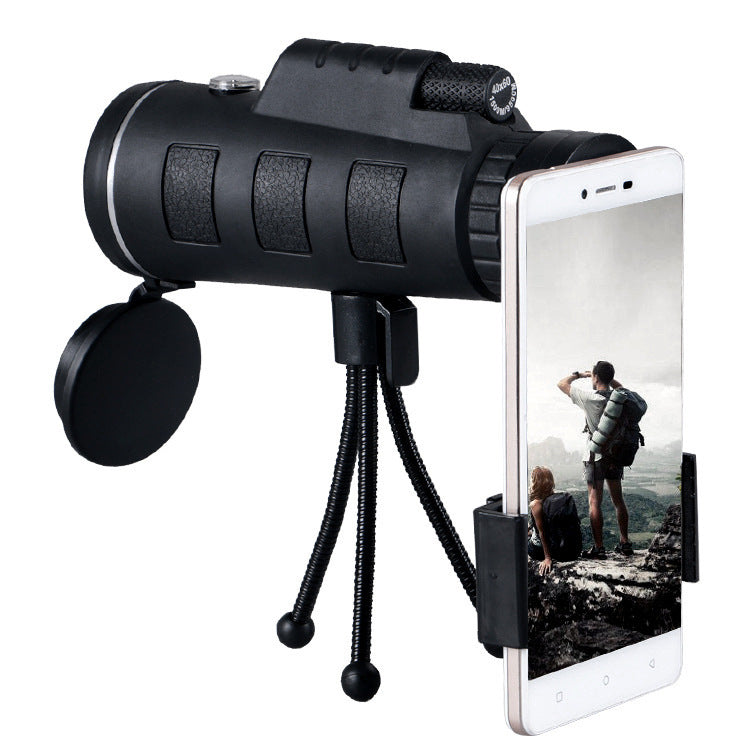 Monoculair Telescoop 40x60 met Kompas, Telefoonhouder en Statief – Outdoor Verrekijker