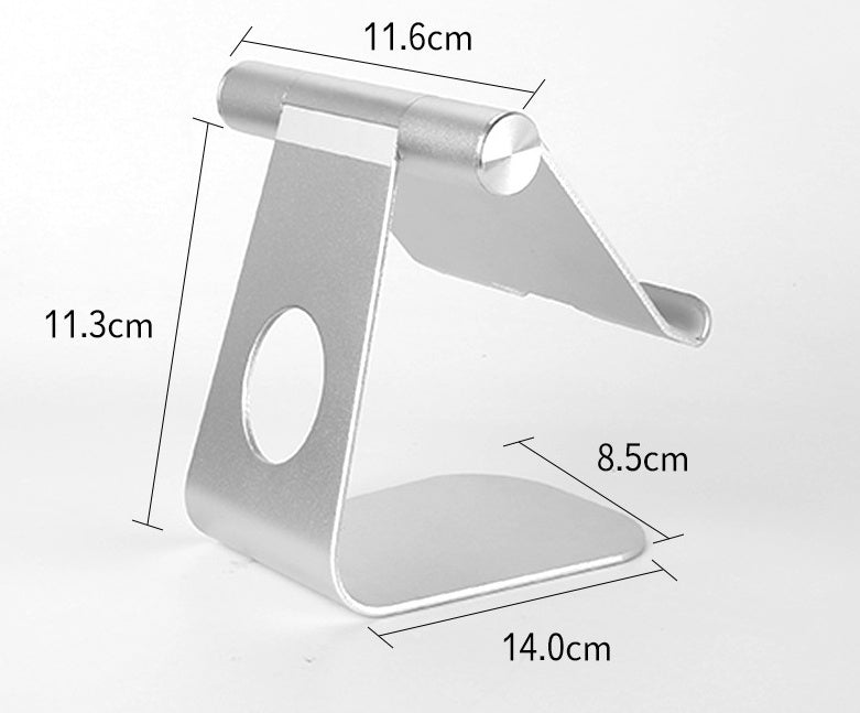Verstelbare Aluminium Tablet Standaard - Universeel voor Tablet & Telefoon