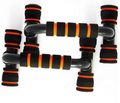 Push-up bar met H-vorm, ABS & spons handgreep – fitness training