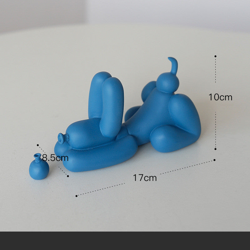 Ballonhond Beeldje Decoratie - Scandinavisch Design - Resin