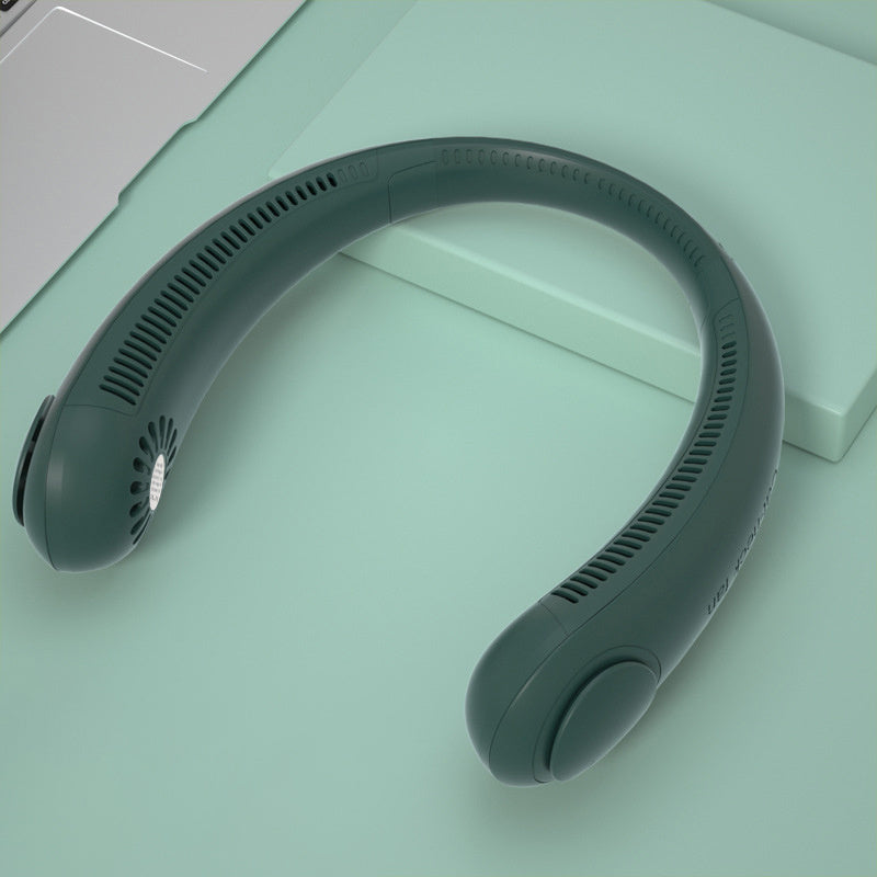 Draagbare Bladloze Nekventilator – USB Oplaadbaar & Fluisterstil