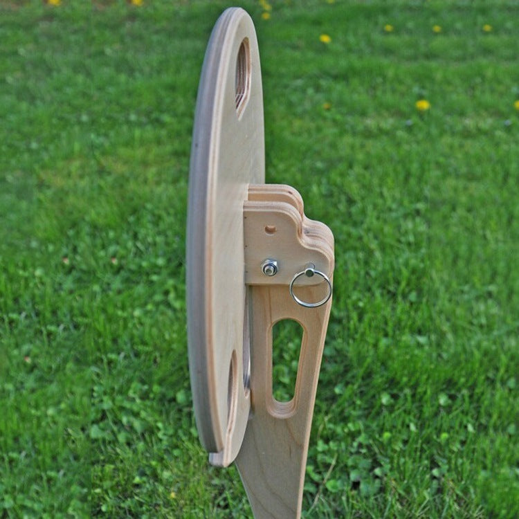Opvouwbare houten wijnrek tafel voor buiten - ideaal voor picknick & tuin