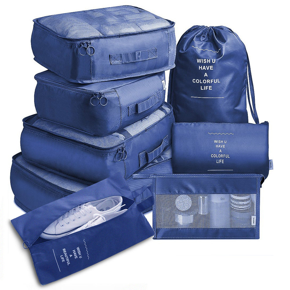 8-delige Reisset Organizer Bagage Divider Set - Waterdicht Nylon
