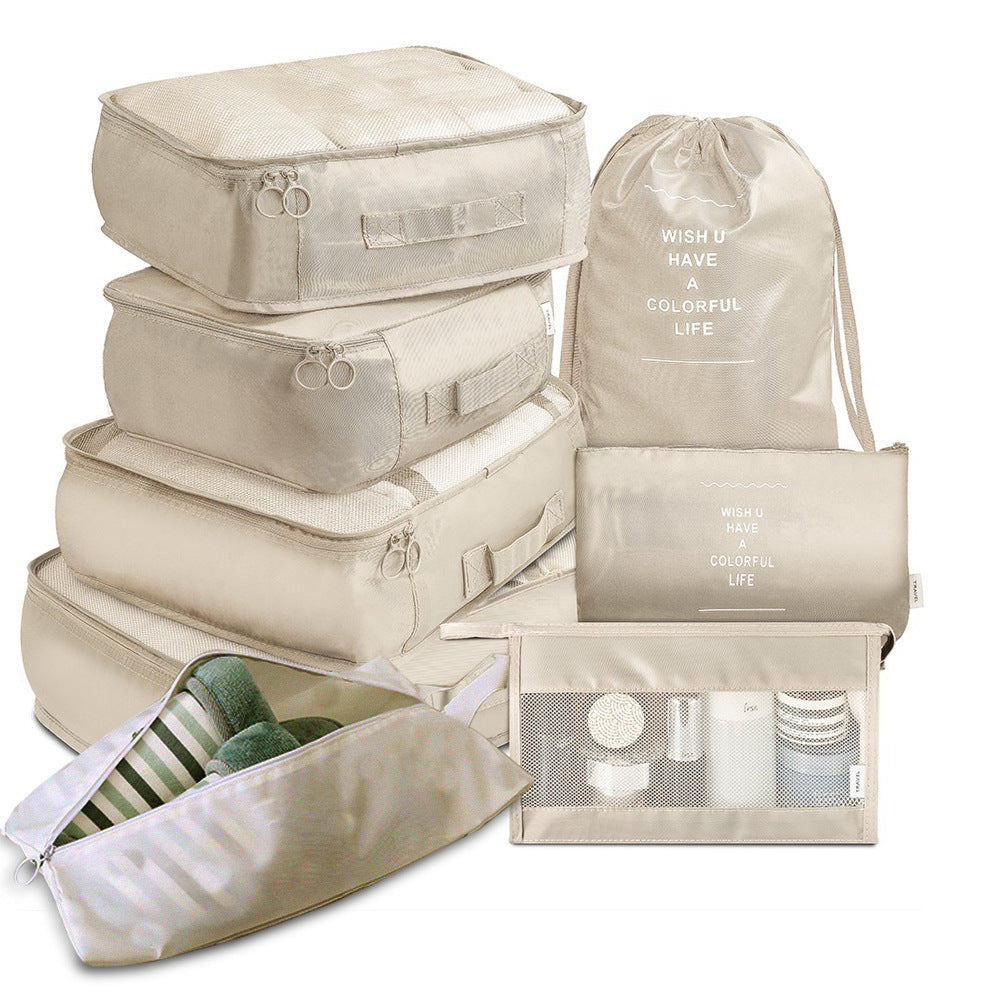 8-delige Reisset Organizer Bagage Divider Set - Waterdicht Nylon