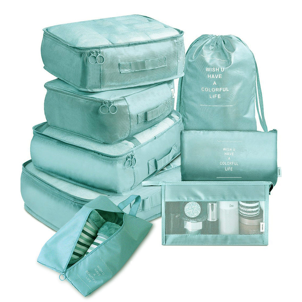 8-delige Reisset Organizer Bagage Divider Set - Waterdicht Nylon