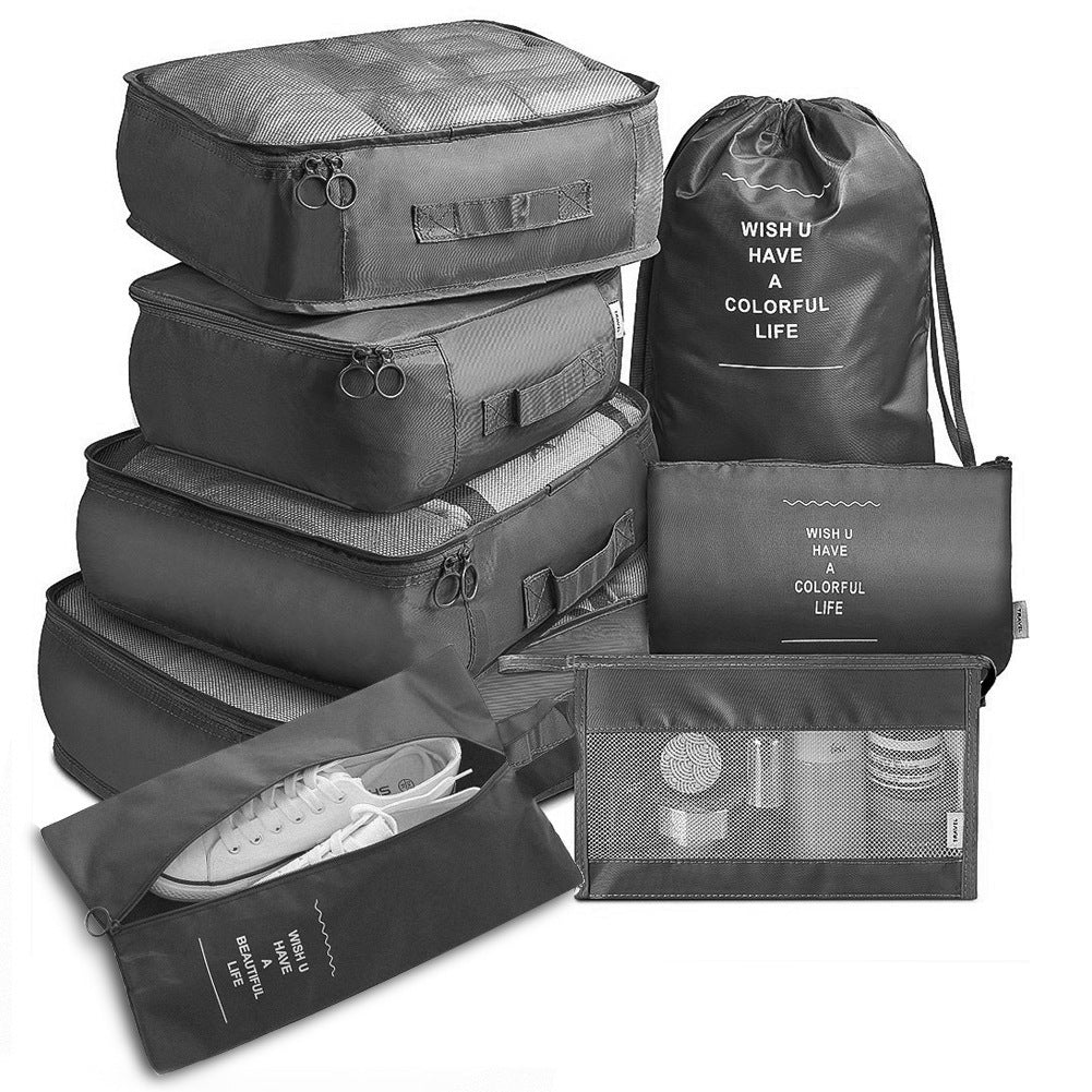 8-delige Reisset Organizer Bagage Divider Set - Waterdicht Nylon