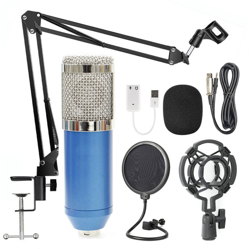 Professionele condensator microfoon set met verstelbare arm en toebehoren