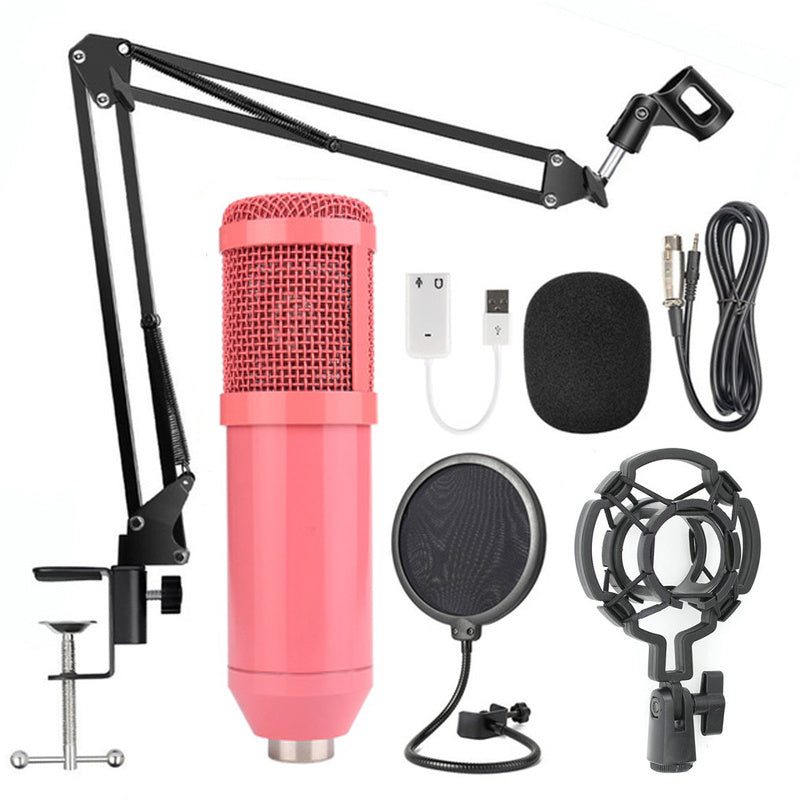 Professionele condensator microfoon set met verstelbare arm en toebehoren