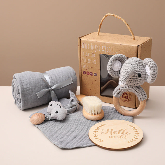 Baby Bad Cadeauset - Complete Badset & Inbakerdoek - Zacht Katoen