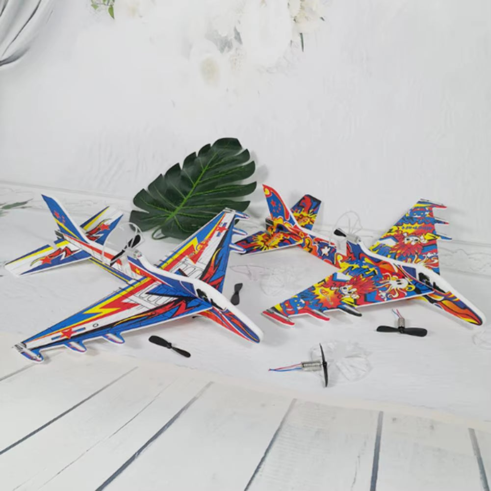 SkyAce - Elektrisch Foam Vliegtuig Glider – Kleurrijk Stuntvliegtuig voor Kinderen