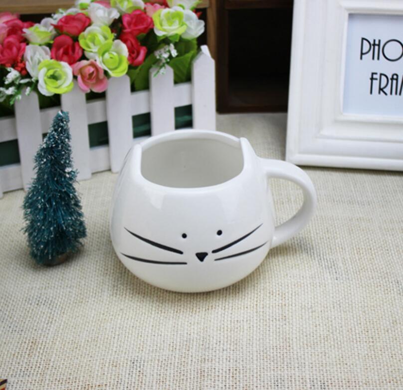 Kattenmok 400 ml met Lepel – Schattig Keramisch Ontwerp voor Koffie en Thee