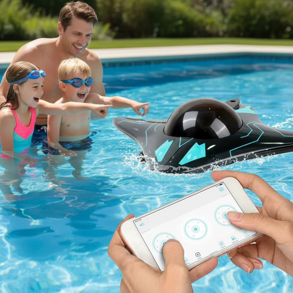 AquaVision RC Onderwaterboot met Camera – Waterdicht, 480P, Dual Motoren