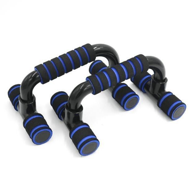 Push-up bar met H-vorm, ABS & spons handgreep – fitness training
