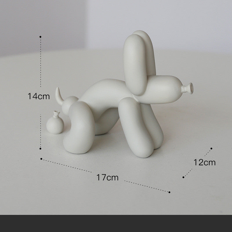 Ballonhond Beeldje Decoratie - Scandinavisch Design - Resin
