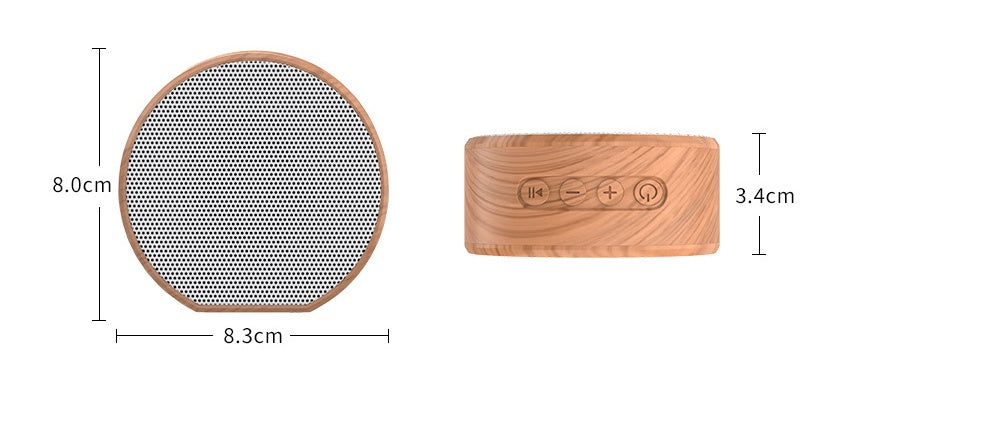 Draagbare Bluetooth Speaker Houtlook – Compact, Draadloos