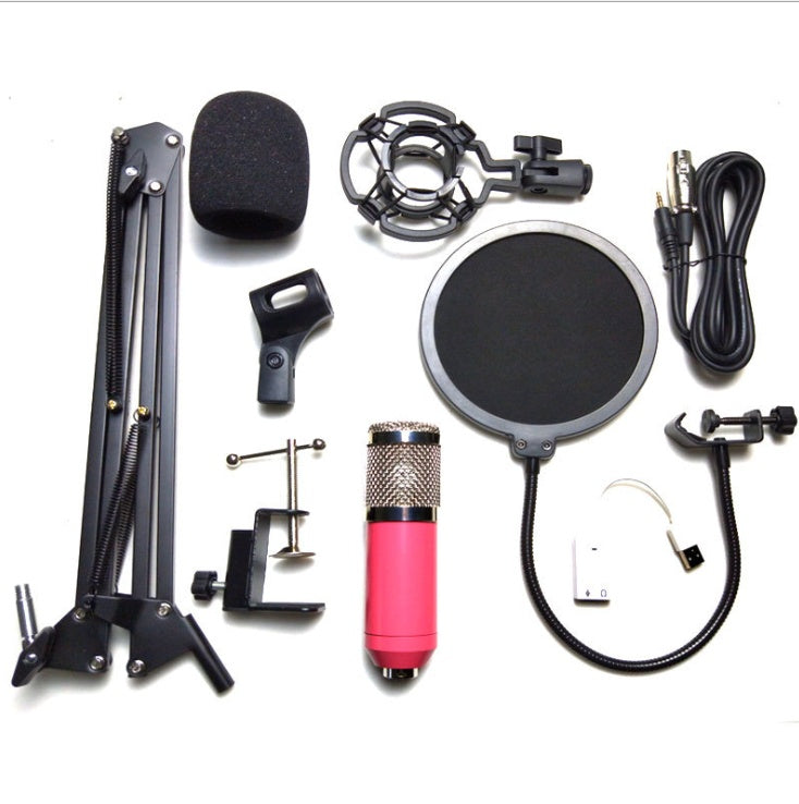 Professionele condensator microfoon set met verstelbare arm en toebehoren