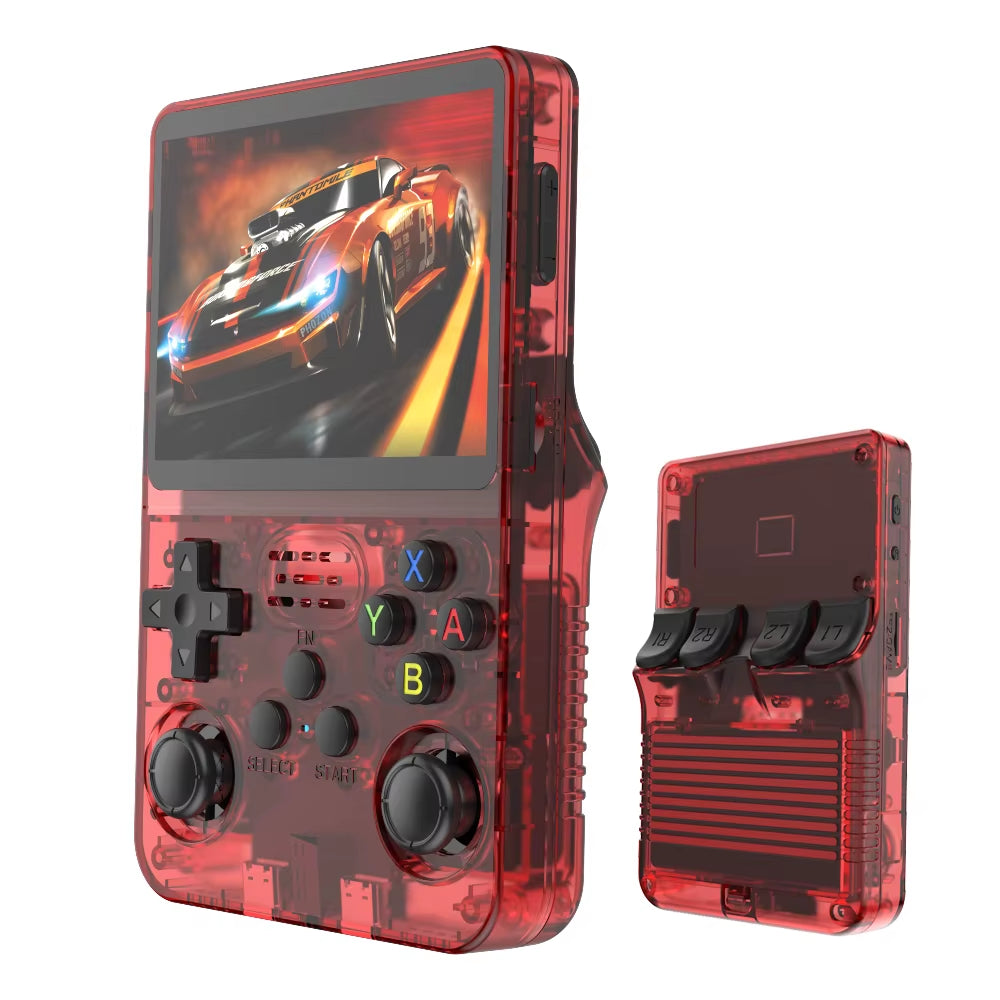 PixelPlay - Pocket Retro Game Console – Pro 3.5 inch HD Scherm - 64GB/128GB