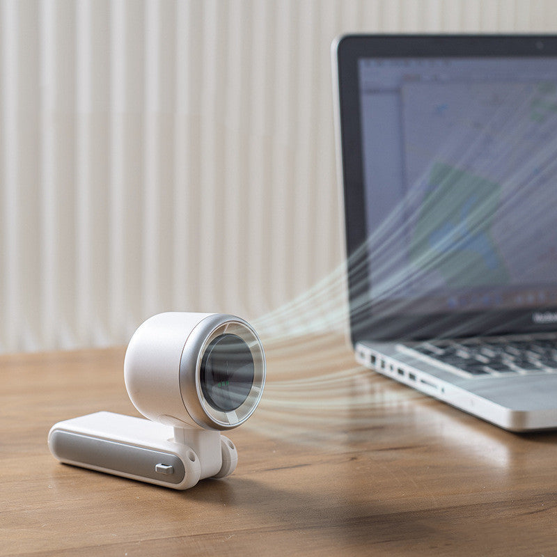 Draagbare Opvouwbare Mini Ventilator – 180° Kantelbaar, Krachtige Turbo, USB-C, Stil