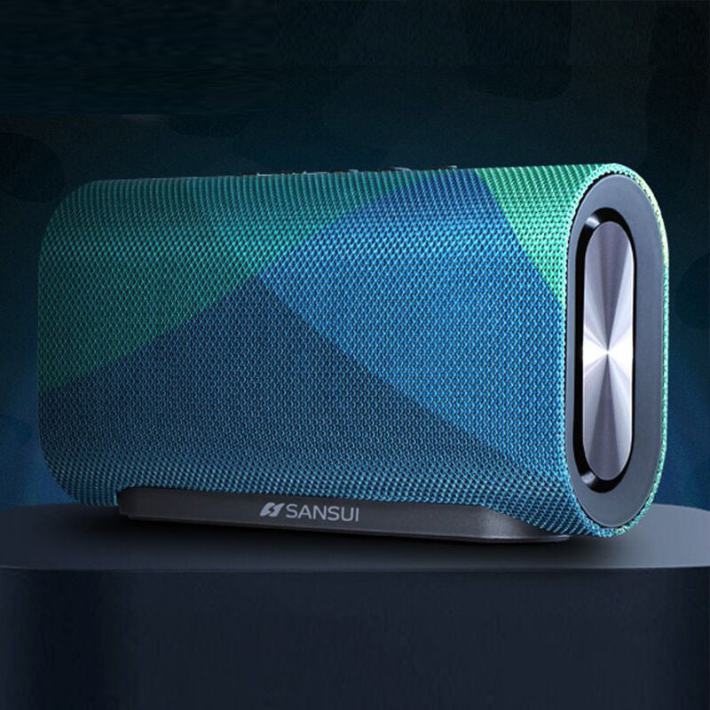 Draadloze Bluetooth Speaker met Subwoofer Stereo en 8 Uur Speeltijd