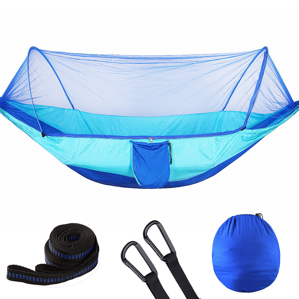 Volautomatische Hangmat met Muskietennet - Lichtgewicht Outdoor - 210T Nylon