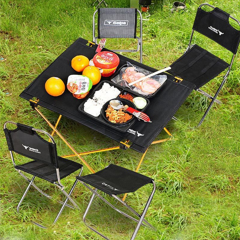 Opvouwbare campingtafel lichtgewicht aluminium - waterdicht compact