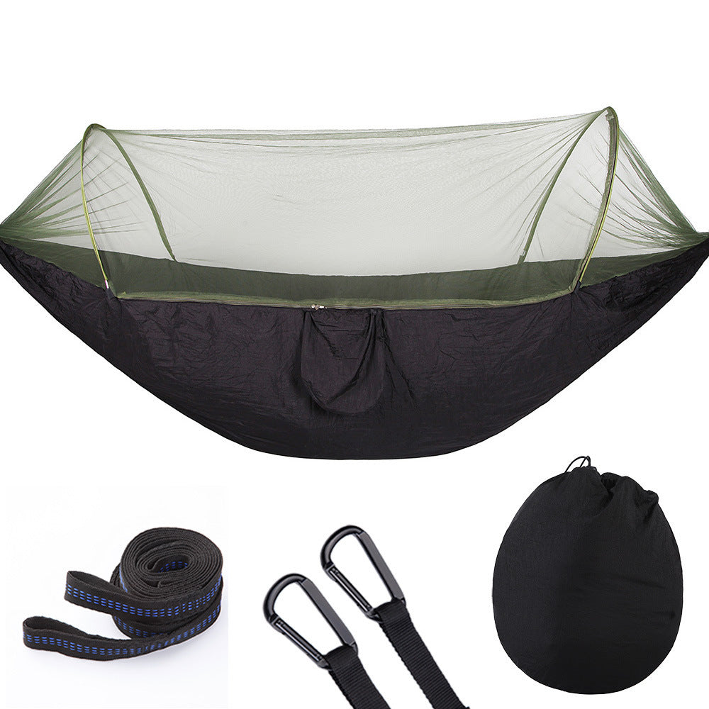 Volautomatische Hangmat met Muskietennet - Lichtgewicht Outdoor - 210T Nylon