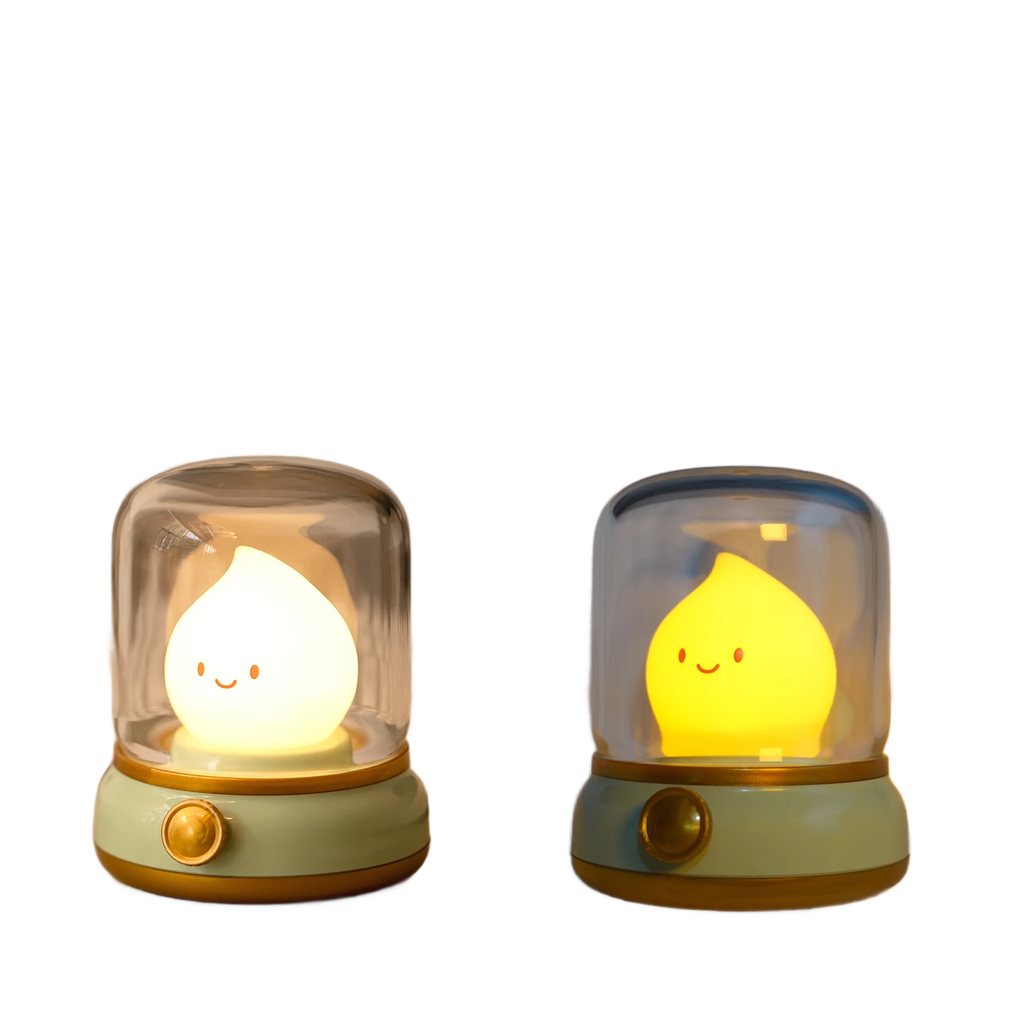LED Nachtlampje - Oplaadbaar - Cartoon Vlam Design - Voor Slaapkamer of Bureau