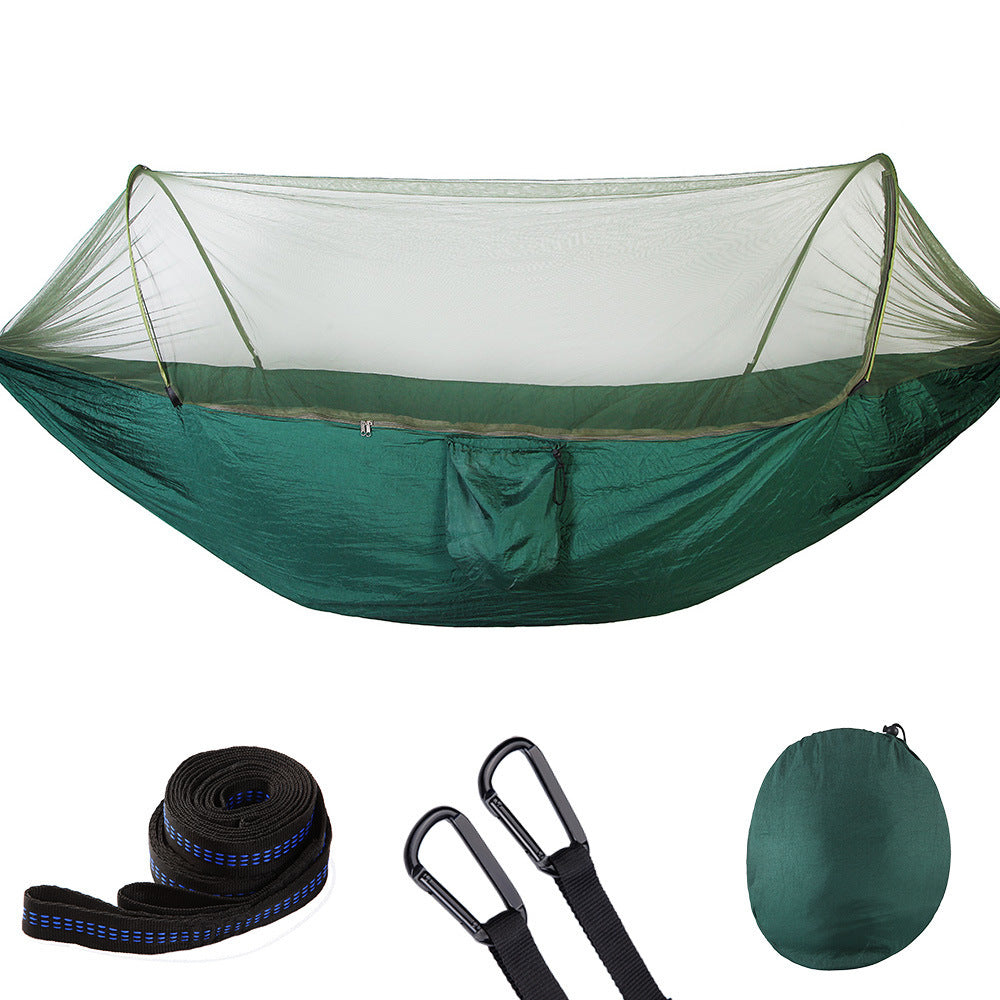 Volautomatische Hangmat met Muskietennet - Lichtgewicht Outdoor - 210T Nylon