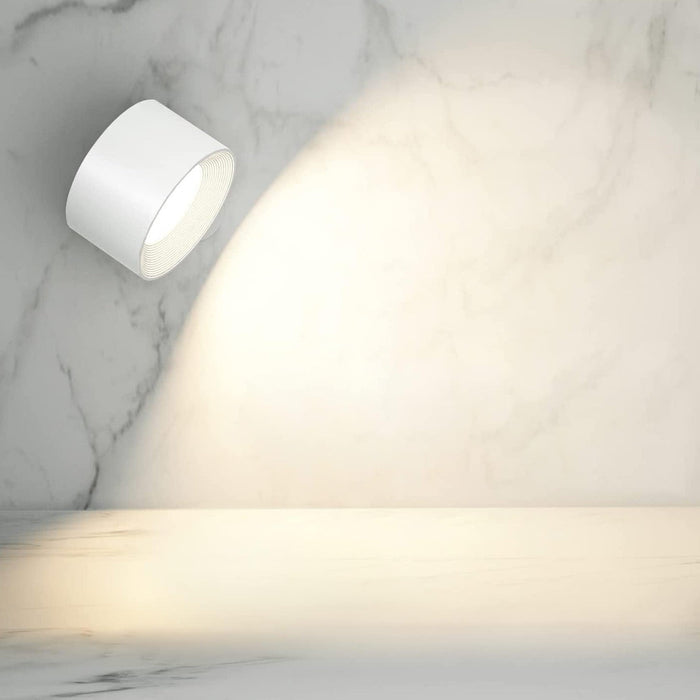 Draadloze Wandlamp met 360° Rotatie en Dimbare LED