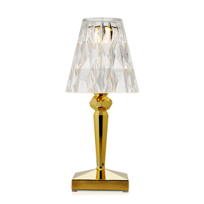 Touch Nachtlamp met Driekleurige Dimmer – Acryl – Oplaadbaar
