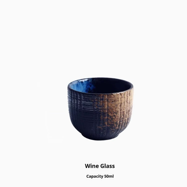 Japanse Sake Set van Keramiek – Traditionele Karaf met 4 Sake Bekers