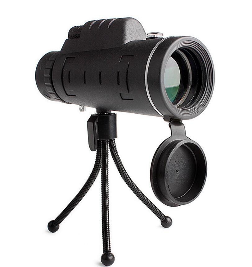 Monoculair Telescoop 40x60 met Kompas, Telefoonhouder en Statief – Outdoor Verrekijker