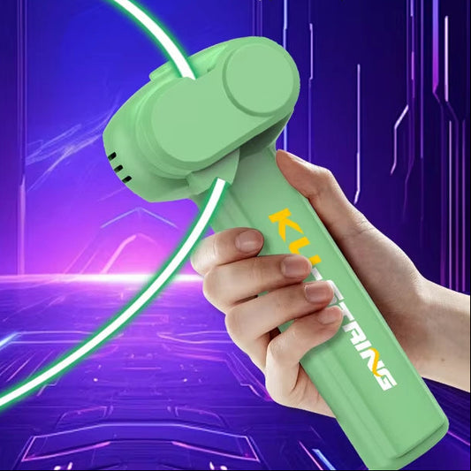 String Rope Glow in the Dark String Rope Launcher Luminous Portable Handheld String Stress Relief Toy for Kids Party Gift