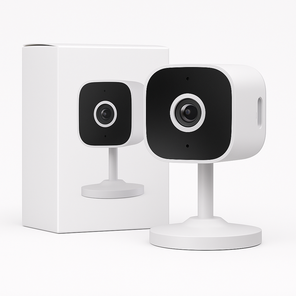 SmartEye - Slimme Beveiligingscamera voor Binnen – 1080p HD, Spraak Intercom, Type-C Voeding