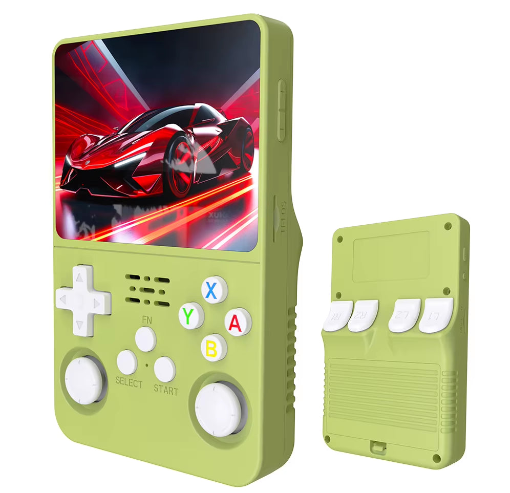 PixelPlay - Pocket Retro Game Console – Pro 3.5 inch HD Scherm - 64GB/128GB