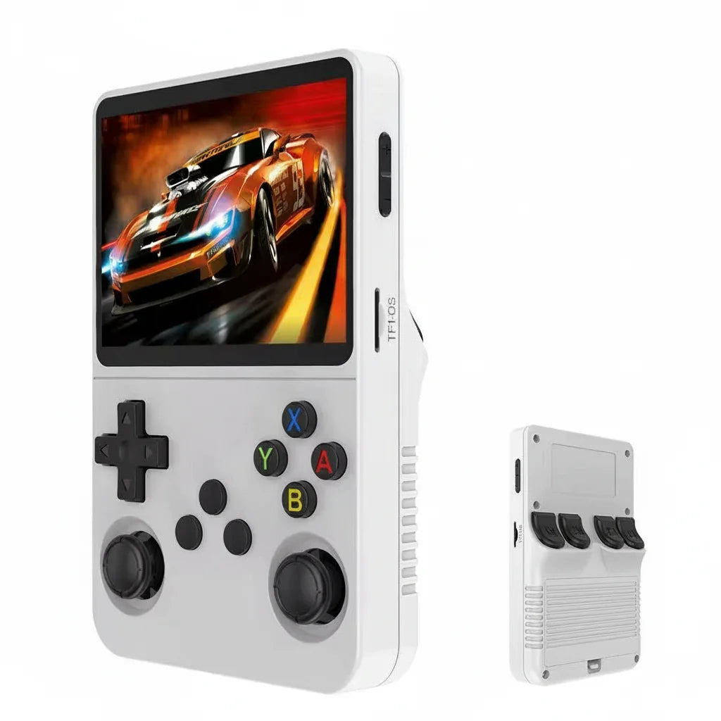PixelPlay - Pocket Retro Game Console – Pro 3.5 inch HD Scherm - 64GB/128GB