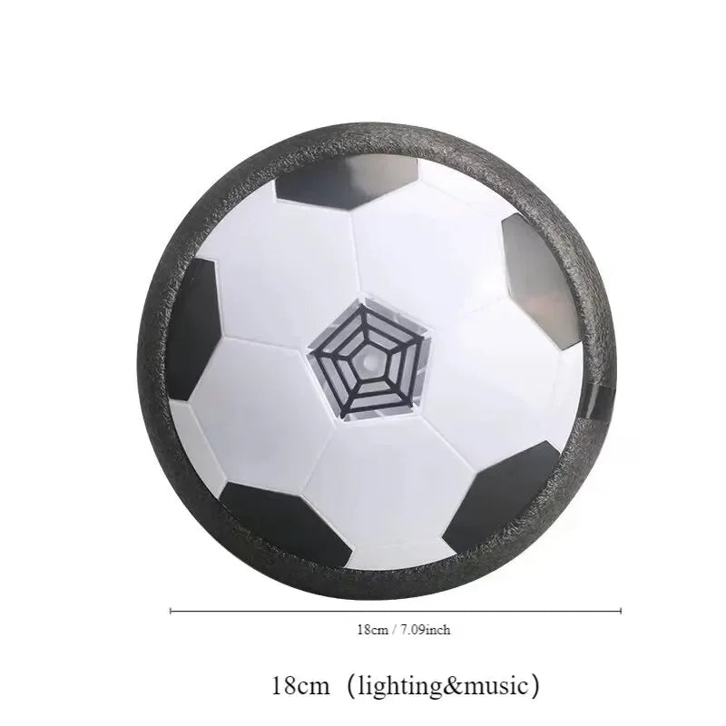 Fun Floating Foam Soccer Kid Toy Electric Hover Ball Indoor Safe Parent-Child Interactive(Without Battery) Lighting and Music