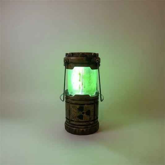 NukeGlow – Retro Inklapbare Nucleaire Tafellamp Groen