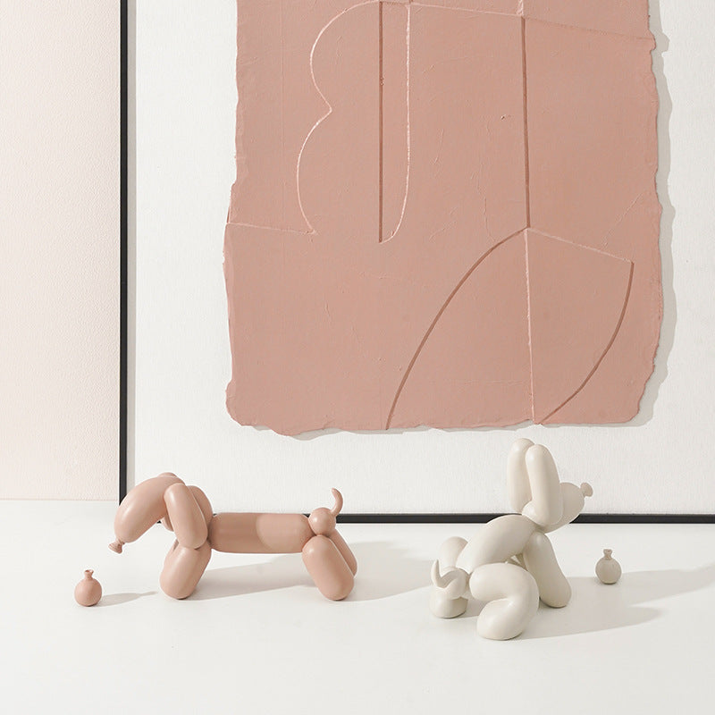 Ballonhond Beeldje Decoratie - Scandinavisch Design - Resin