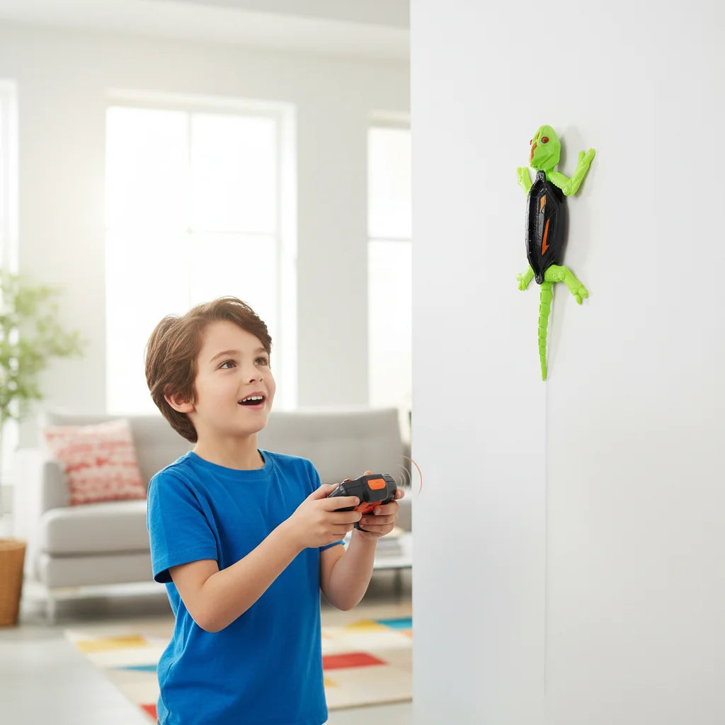 LizardCrawl RC Muurklimmer – Groen Klimmend Speelgoed met LED voor Kinderen