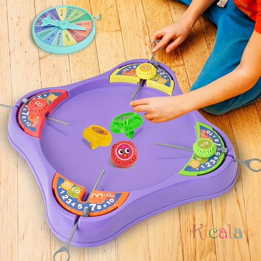 GyroFun Draaitafel – Spinning Top Battle Game – Interactief Behendigheidsspel voor Kinderen