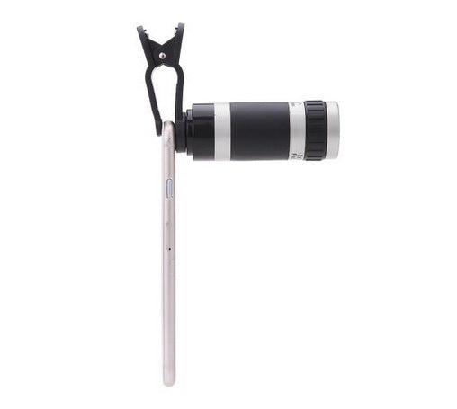 Telelens 8x voor Smartphone – Optisch Glas – Clip-On