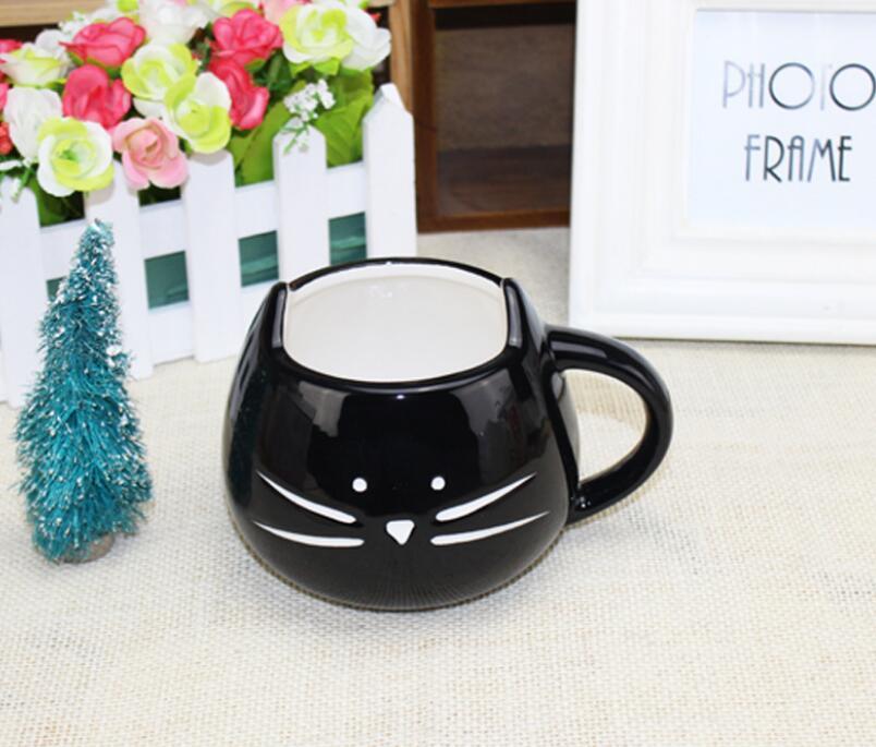 Kattenmok 400 ml met Lepel – Schattig Keramisch Ontwerp voor Koffie en Thee