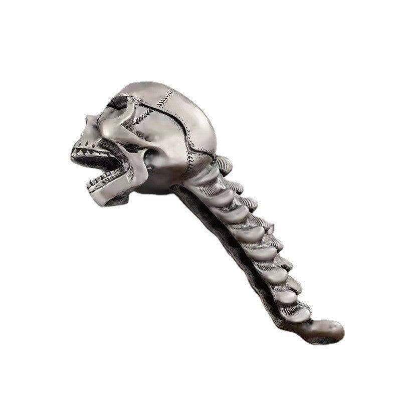 Stoere Schedel Flesopener - Antiek Design - Roestvrij Staal - Uniek Keukengadget