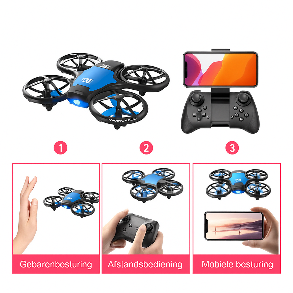 RC Drone met HD Camera - Slimme besturing, WIFI FPV, Altitude Hold