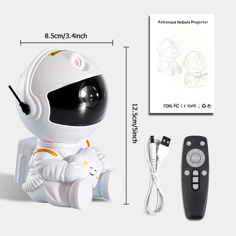 Sterrenhemel Projector Nachtlamp - Astronaut Galaxy LED Lamp