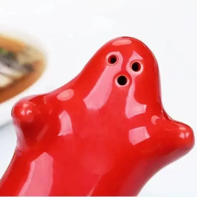 Ceramisch Peper- en Zoutstel Knuffel Spookjes – Creatief Omhelzend Design