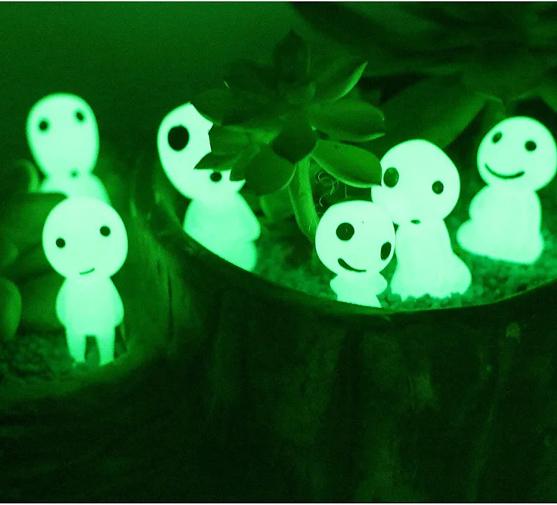 Miniatuur Luminous Elf Figuren – Glow in the Dark Tuin Decoratie 10 stuks